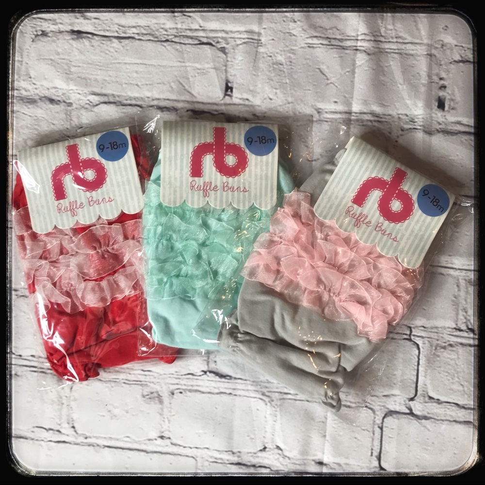 Ruffle Buns 3/Pk 9-18 Months